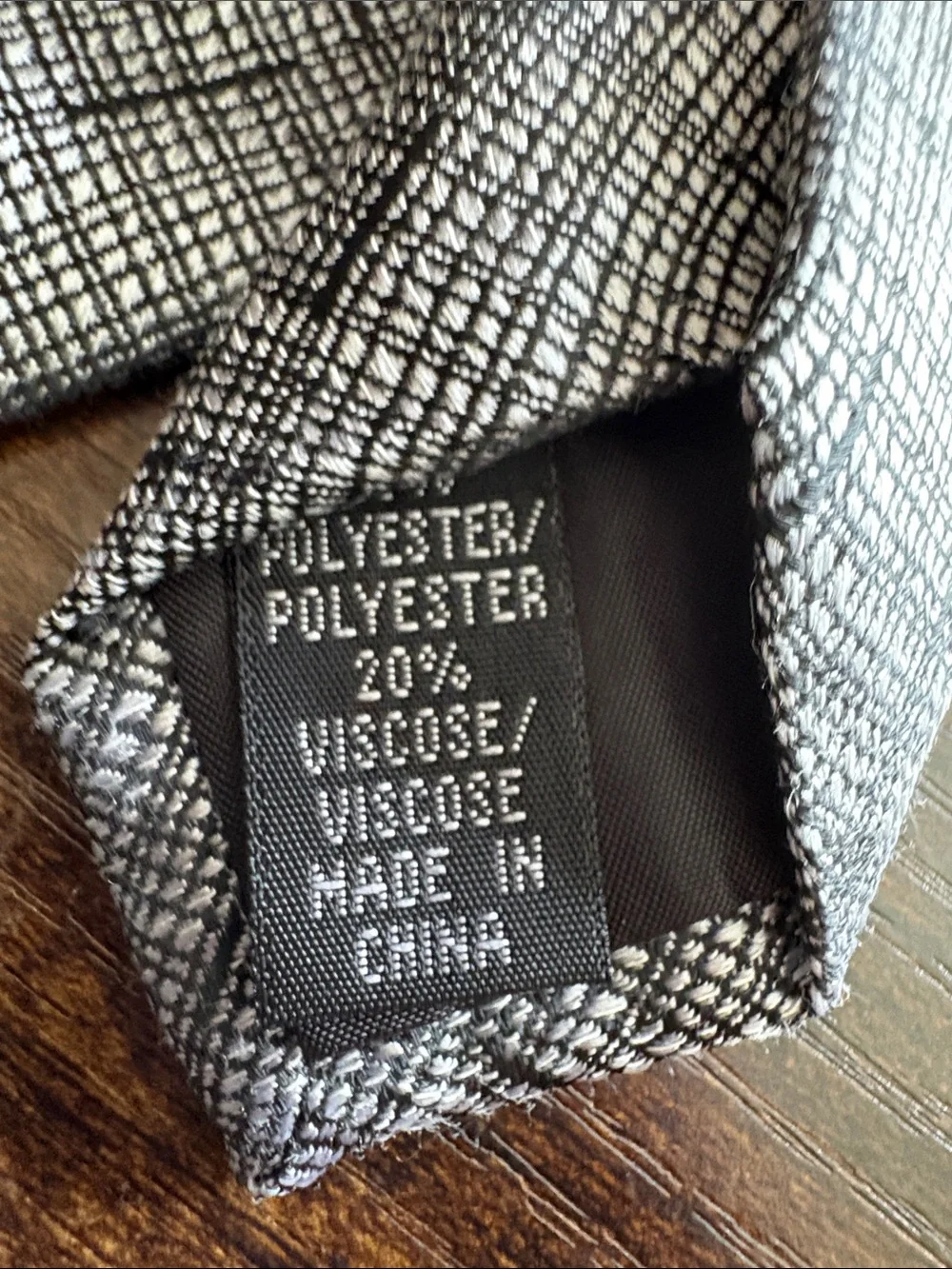 NWT—Van Heusen Gray Textured & Patterned Men's Tie Duo